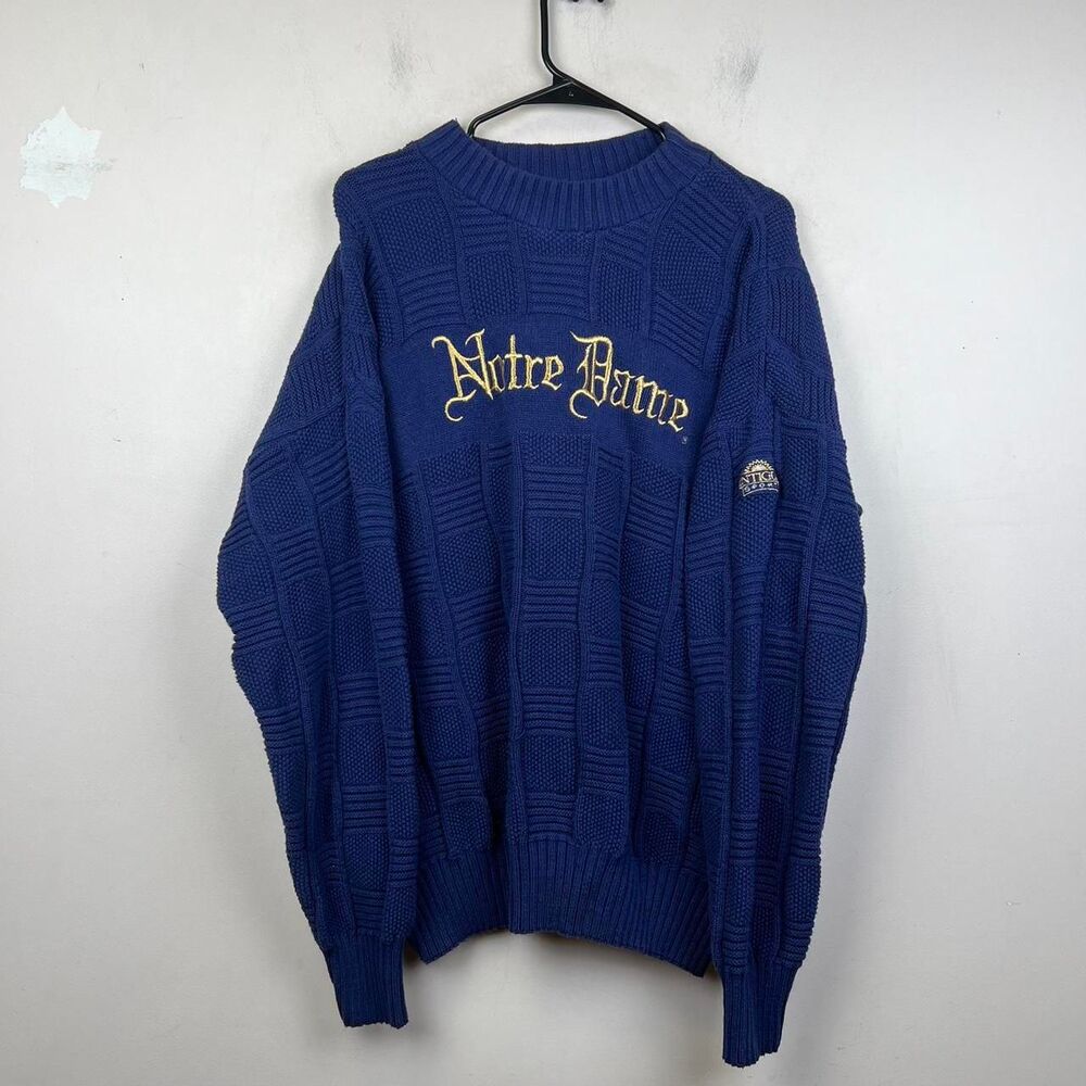 Vintage University Notre Dame Sweater Size XL